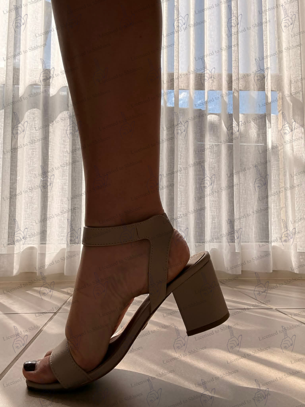Nude Block Heels | Barely-There Feel