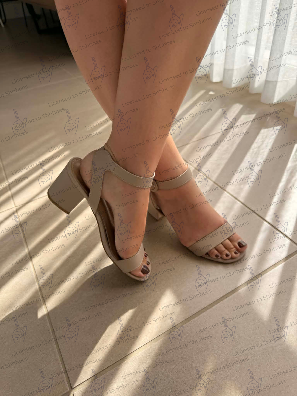 Nude Block Heels | Barely-There Feel
